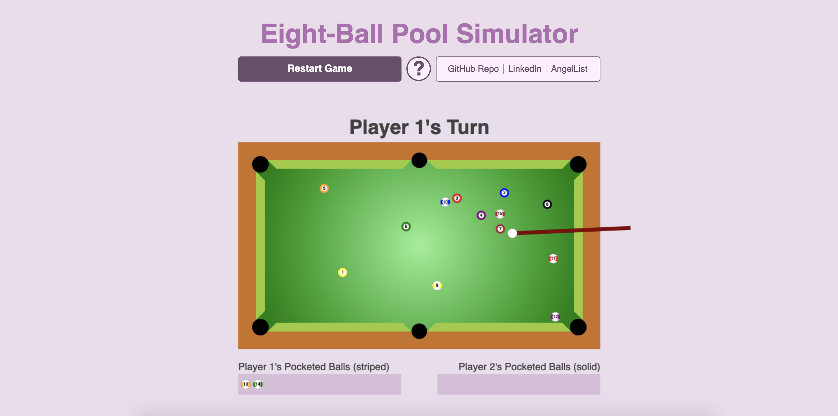 GitHub - Felipefury/8-Ball-Pool-Guide-Line: Created to help 8 ball pool